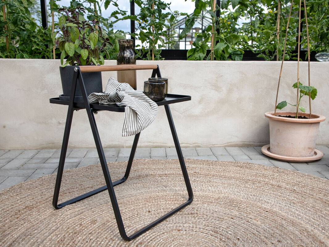 Table basse de jardin Dallas 3467 (Noir)