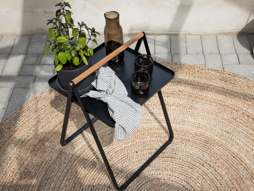 Table basse de jardin Dallas 3467 (Noir)