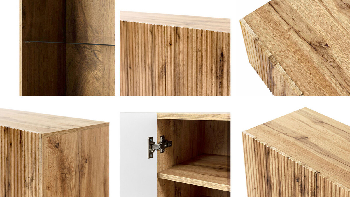 Meuble TV Comes I (Chêne wotan)