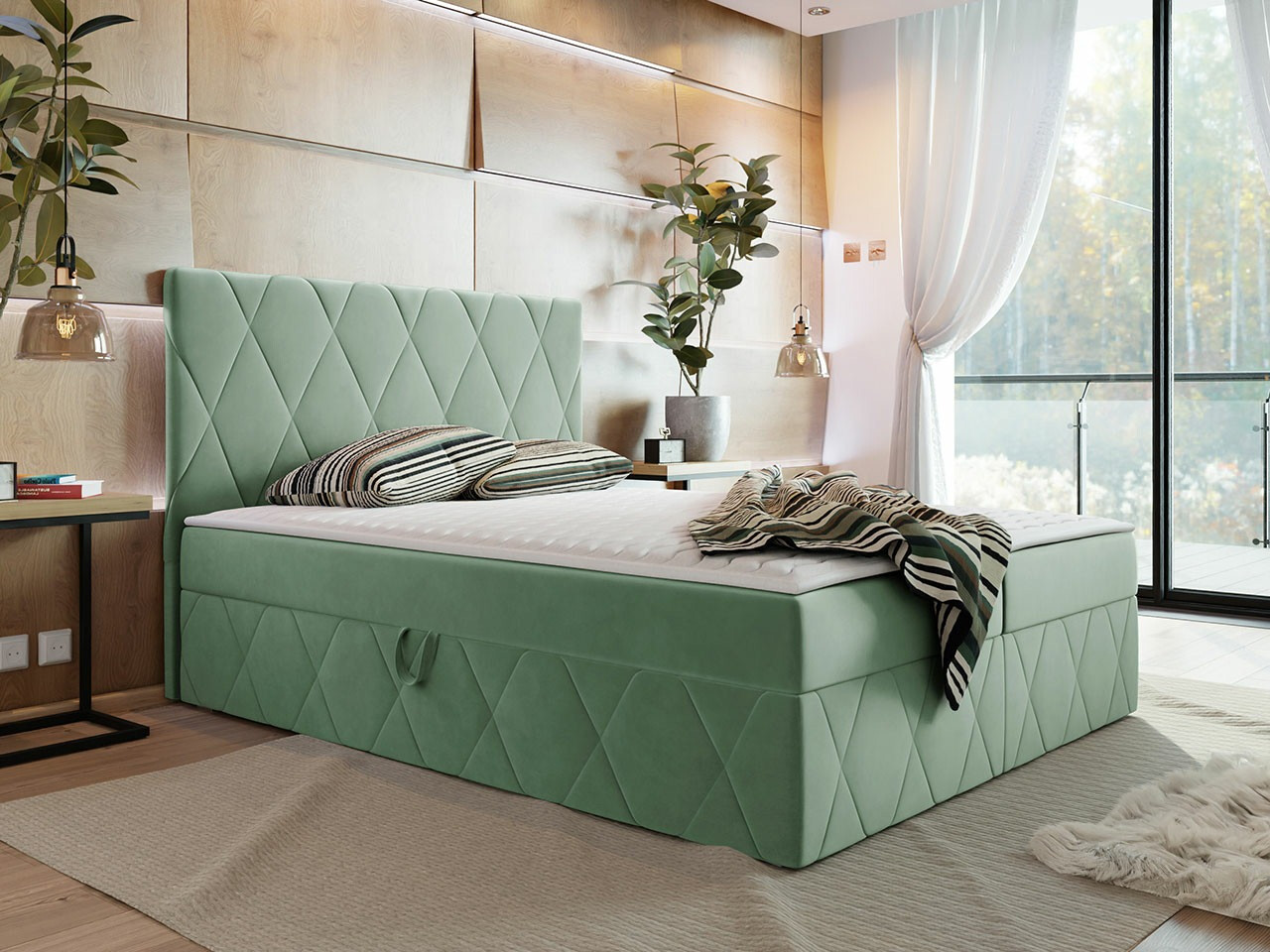 Lit boxspring Comfivo Avis (Magic Velvet 2227)