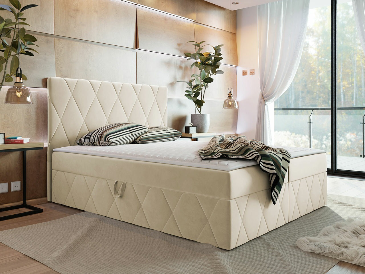 Lit boxspring Comfivo Avis (Magic Velvet 2250)