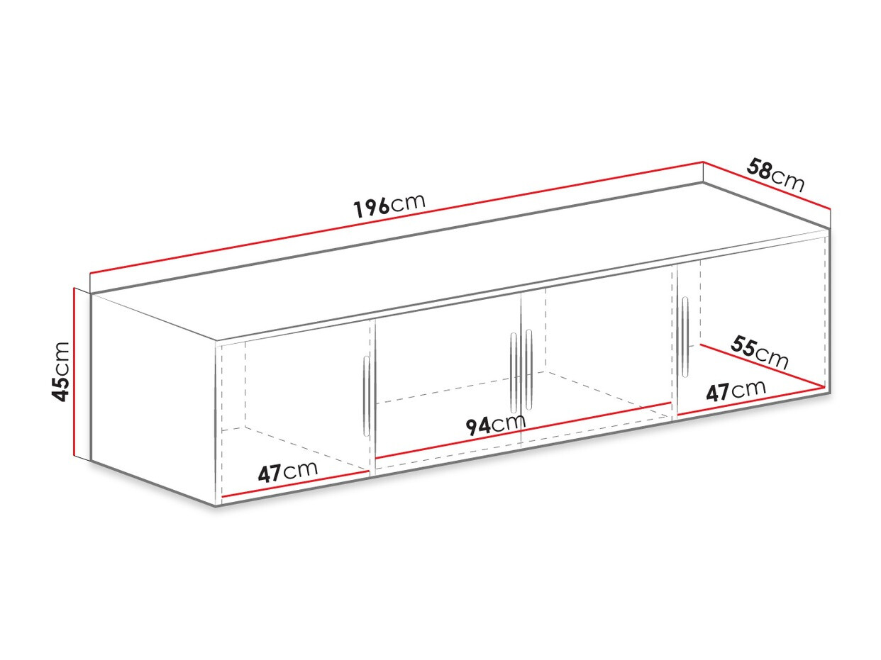 Armoire Dortivu I (Blanc)