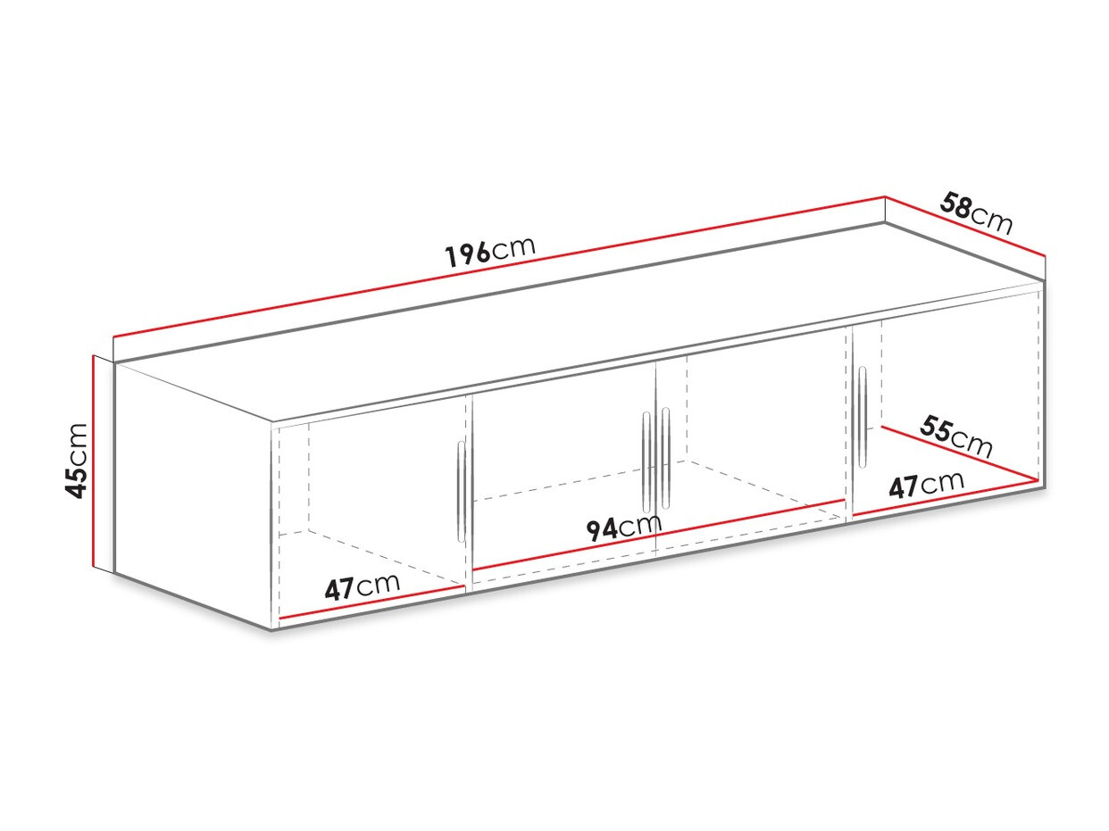 Armoire Dortivu I (Graphite)