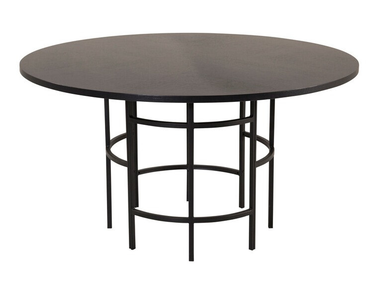 Salle à manger complète Dallas 2378 (Noir + Crème)