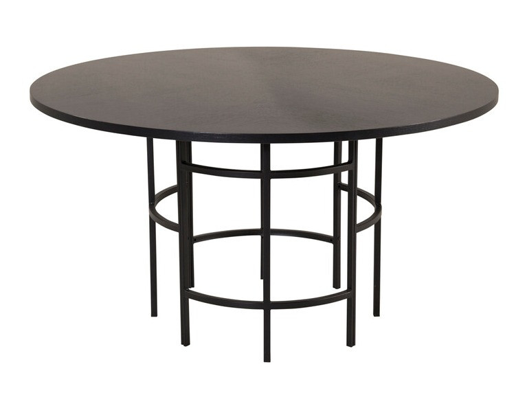 Salle à manger complète Dallas 2381 (Noir + Beige)