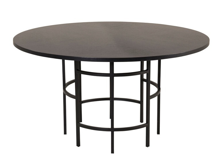 Salle à manger complète Dallas 2378 (Noir + Beige)