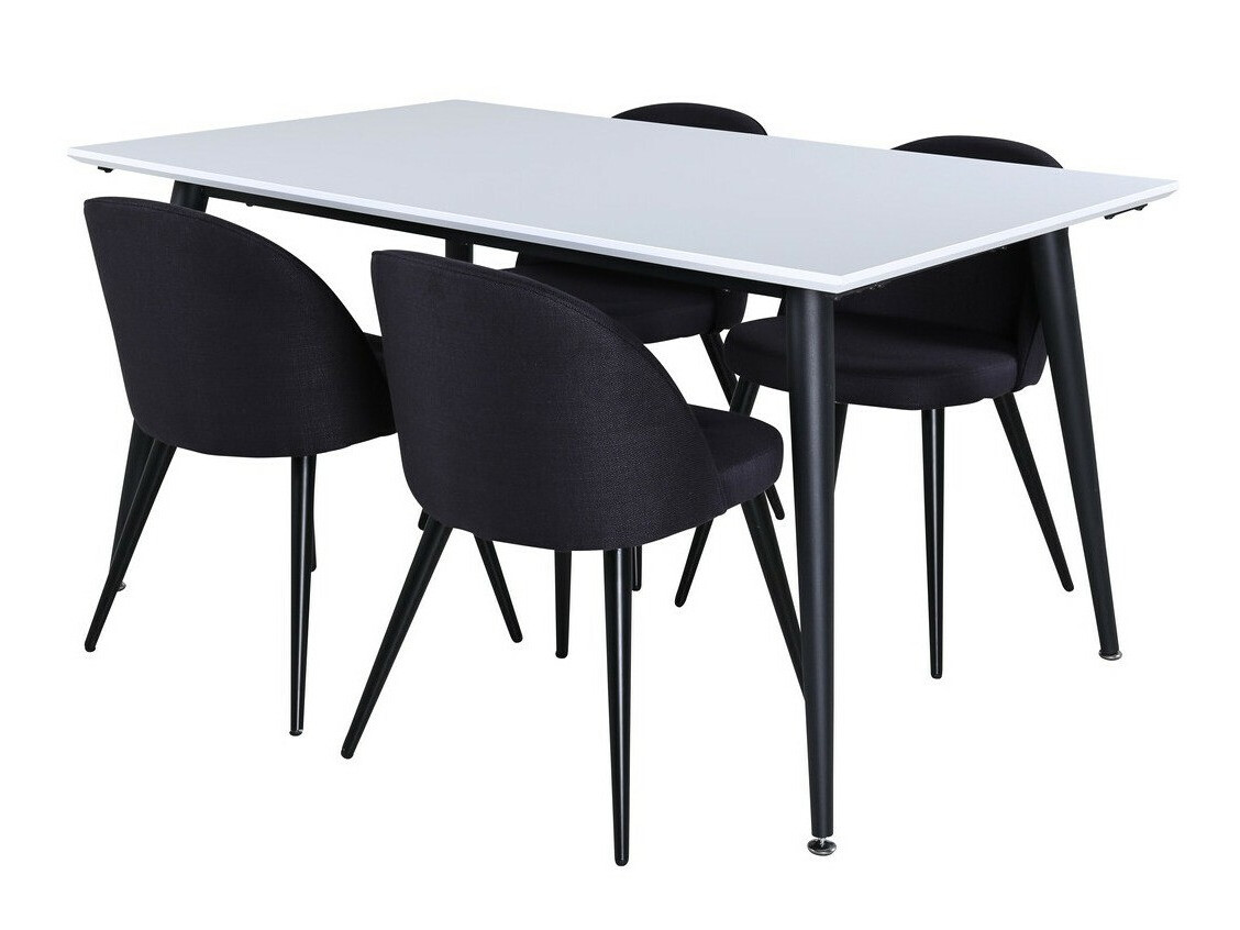 Salle à manger complète Dallas 2731 (Noir)