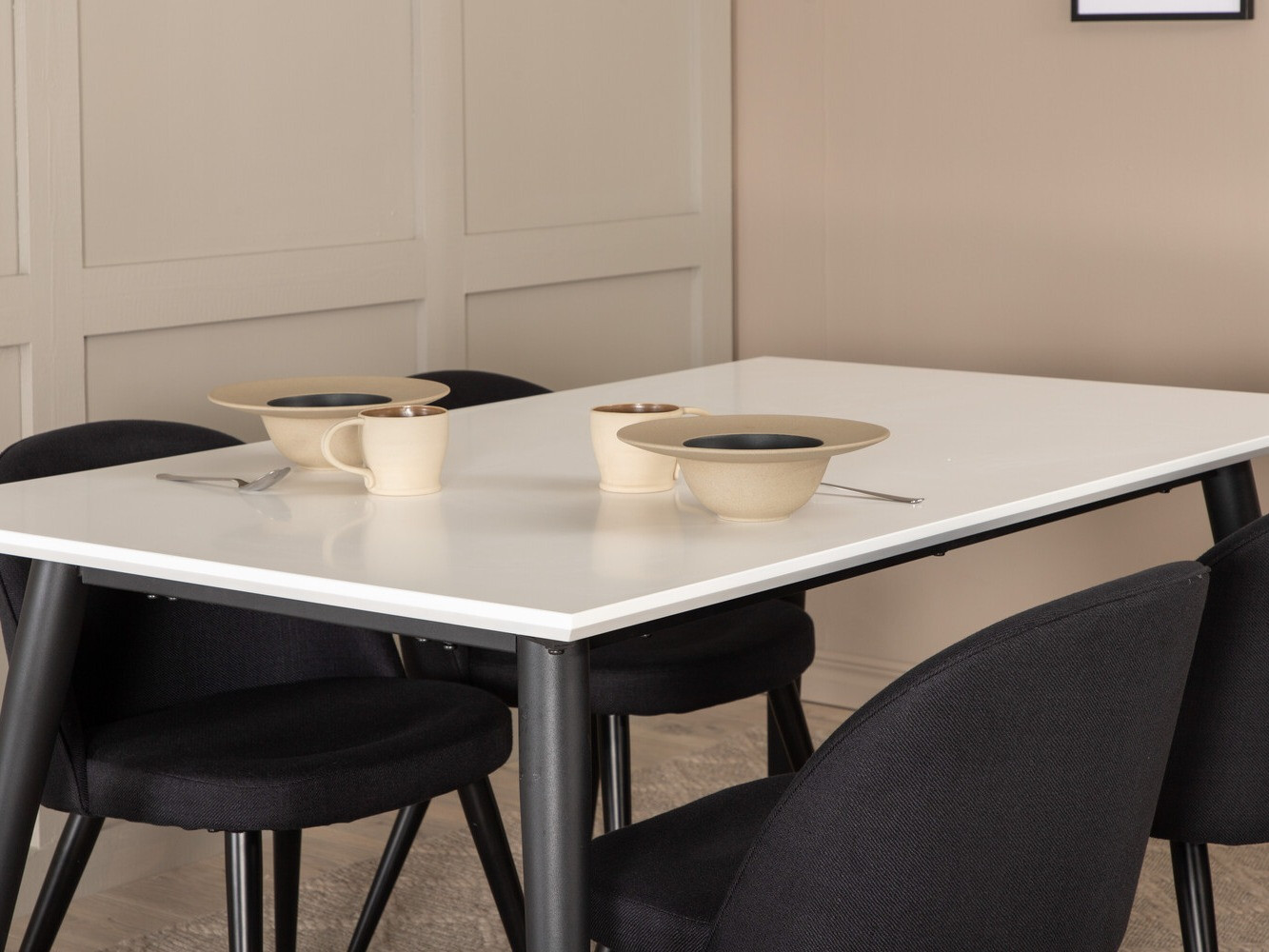 Salle à manger complète Dallas 2731 (Noir)