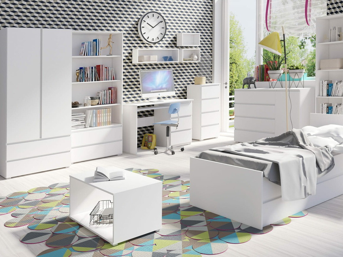 Armoire Cirdora 101 (Blanc)