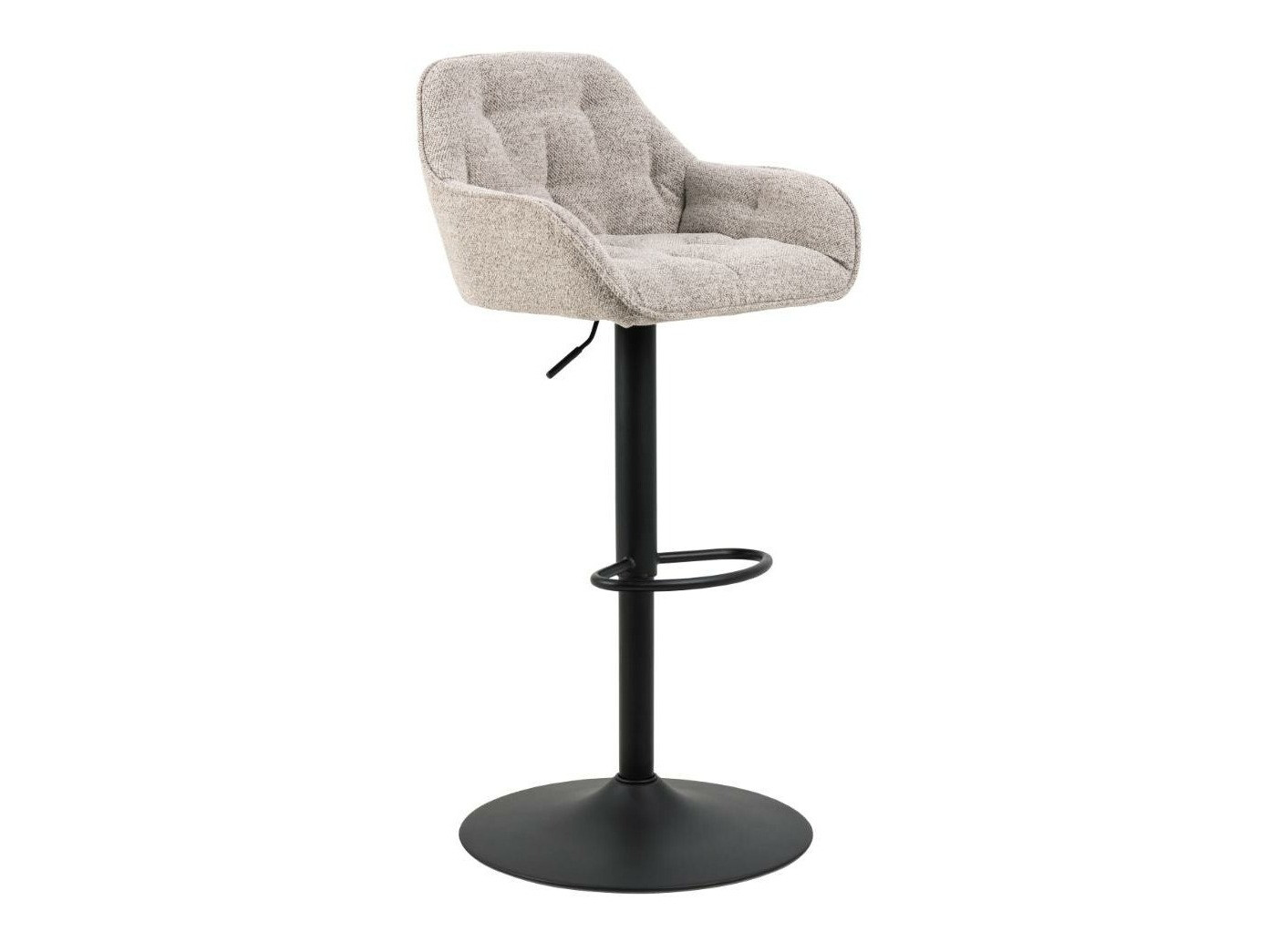 Chaise de bar mi-hauteur Norsica 650 (Noir + Beige)
