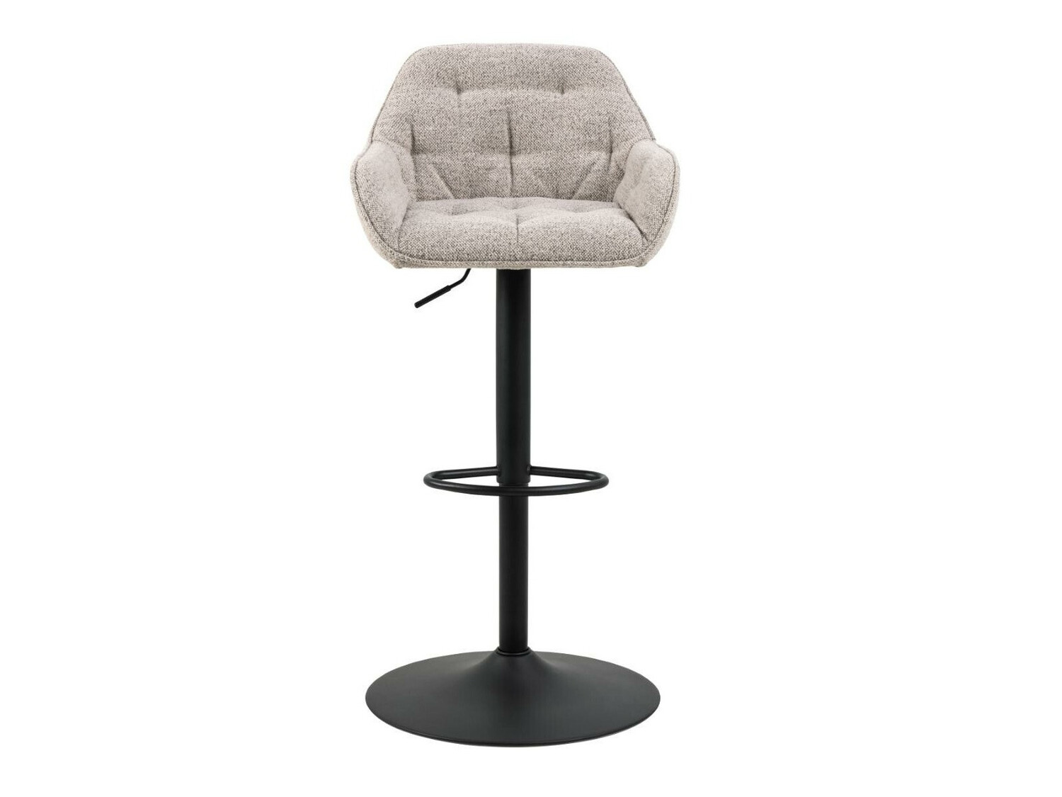 Chaise de bar mi-hauteur Norsica 650 (Noir + Beige)