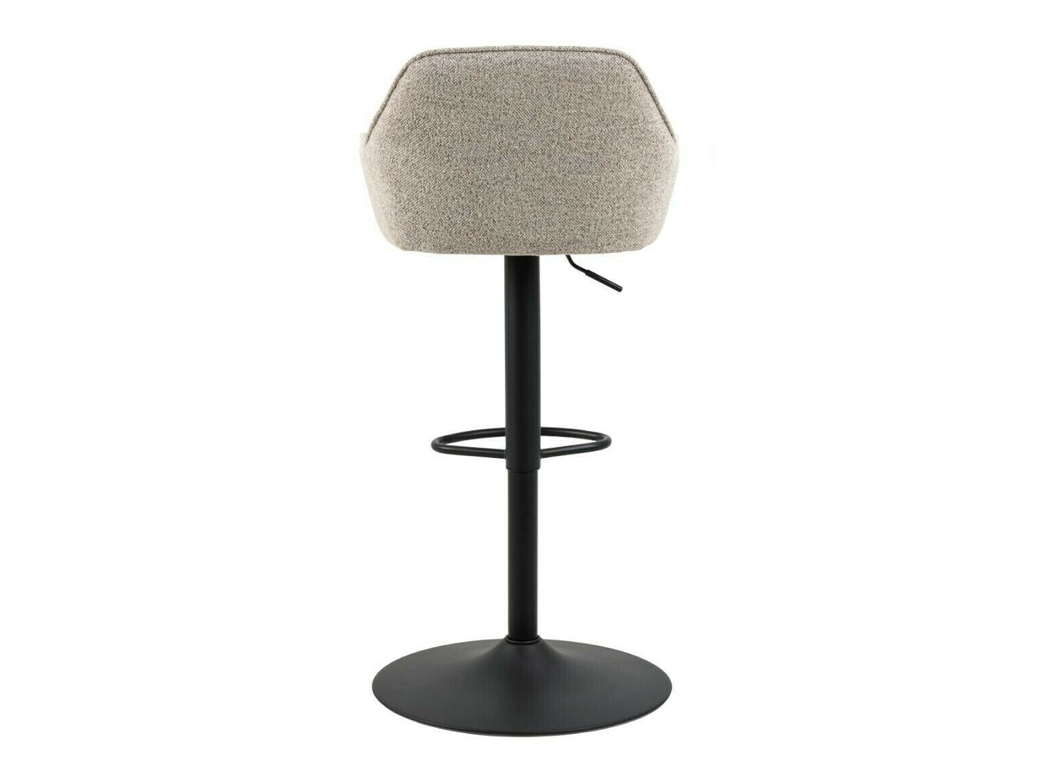 Chaise de bar mi-hauteur Norsica 650 (Noir + Beige)