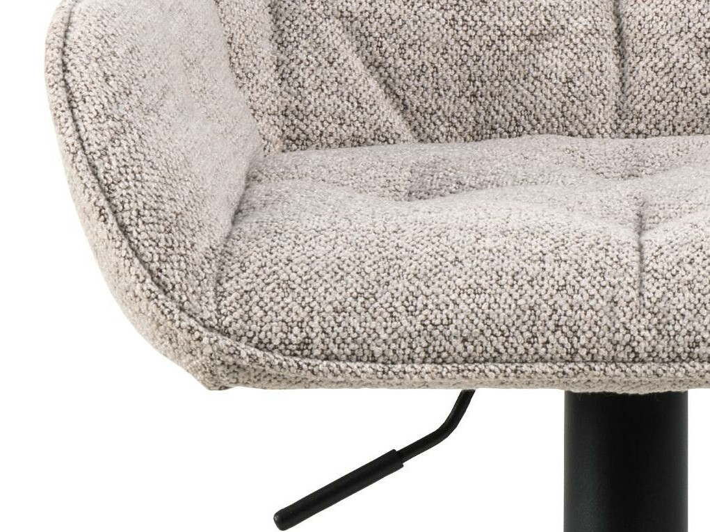Chaise de bar mi-hauteur Norsica 650 (Noir + Beige)