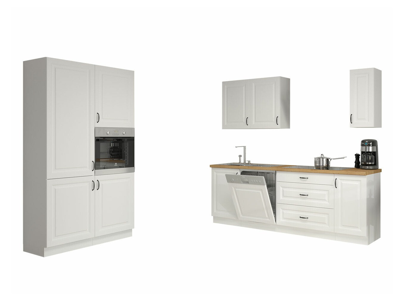 Cuisine complète modulaire Retro White 149