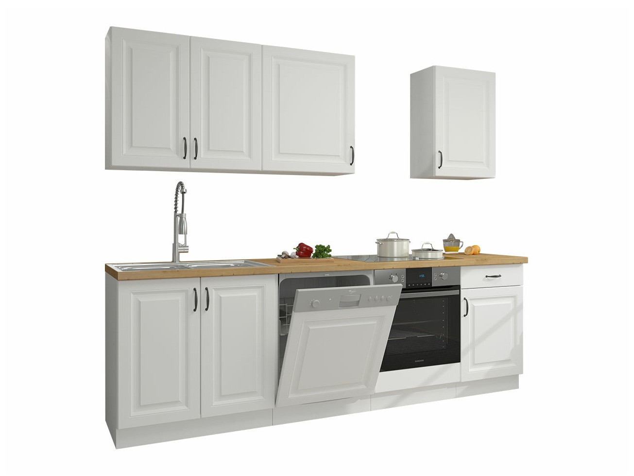 Cuisine complète modulaire Retro White 150