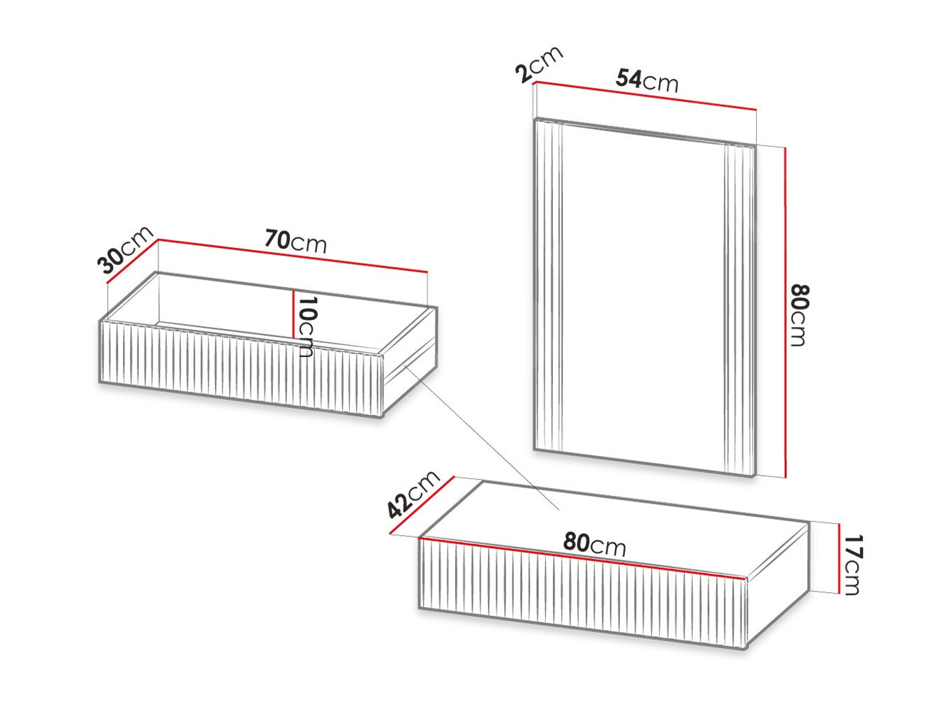 Coiffeuse Dicto (Blanc)