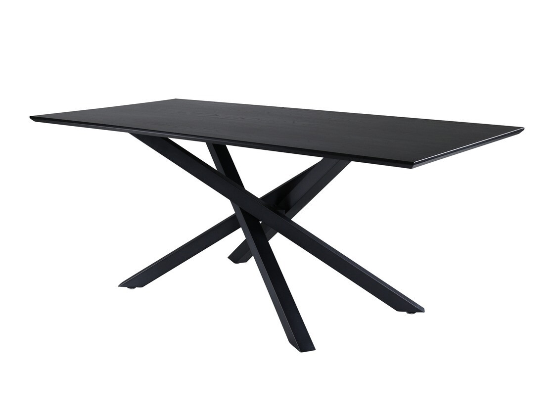 Salle à manger complète Dallas 2691 (Crème + Noir)