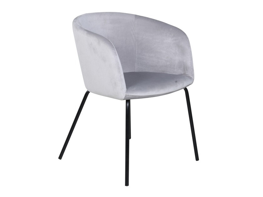 Salle à manger complète Dallas 2691 (Gris clair + Noir)