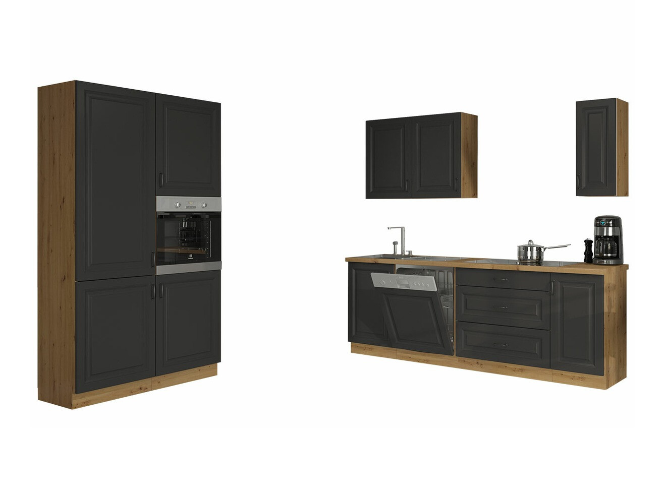 Cuisine complète modulaire Retro Grey 149