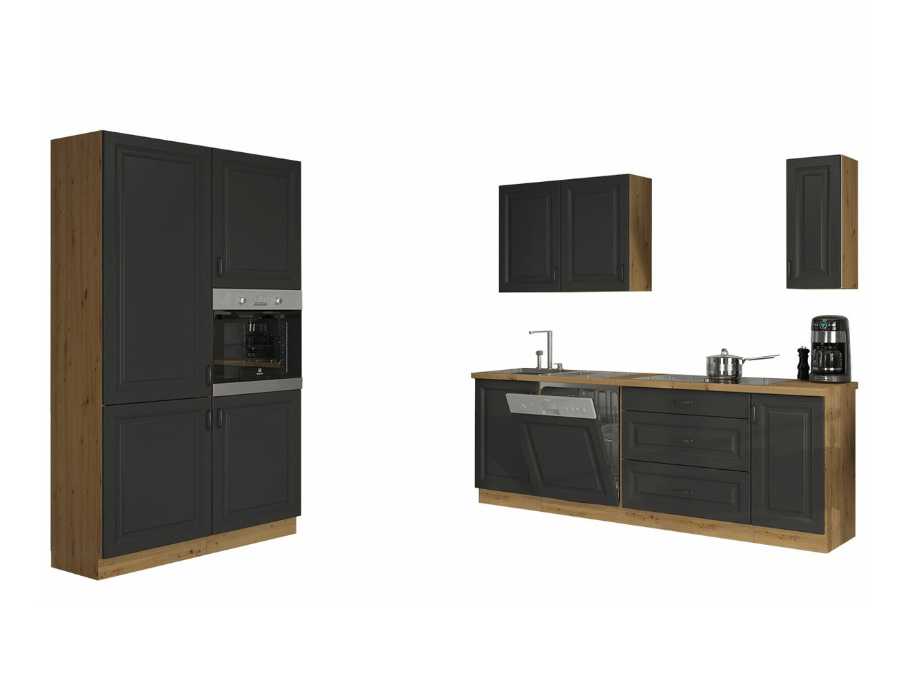 Cuisine complète modulaire Retro Grey 149