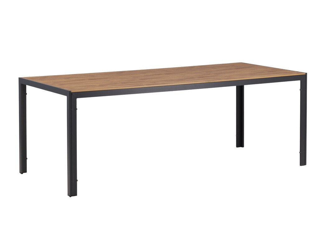 Table de jardin Dallas 3890 (Noir + Marron)