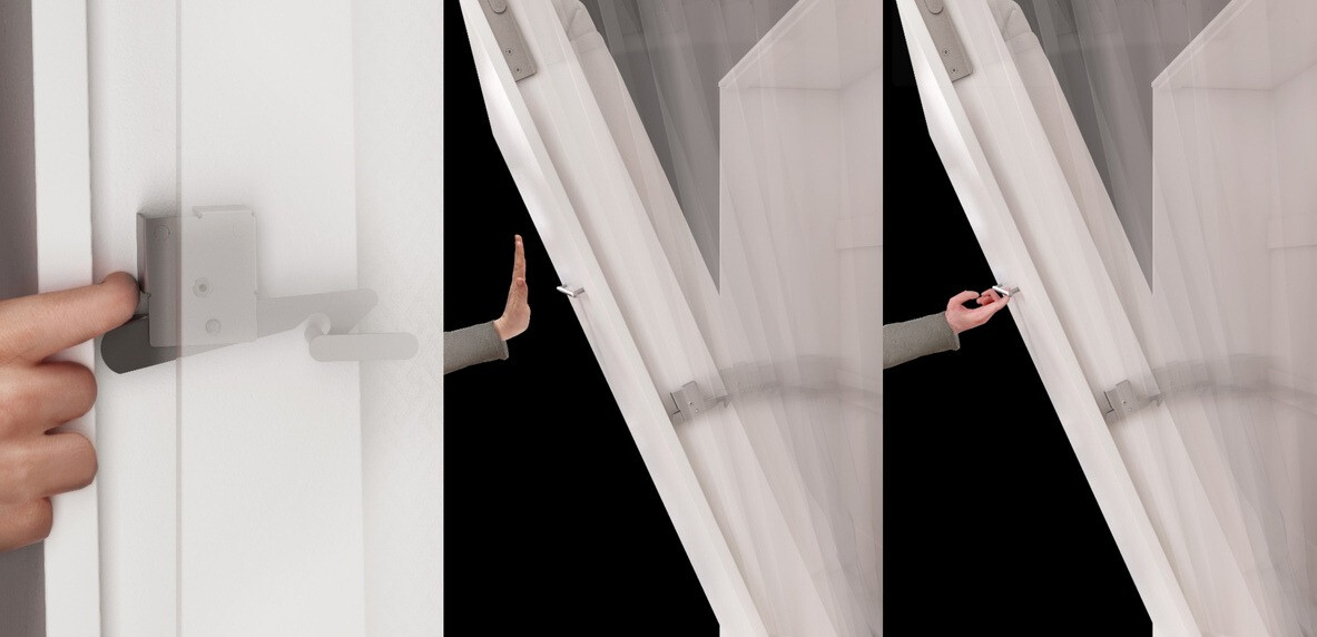 Lit escamotable Concept Pro Lenart III (Blanc + Blanc brillant)