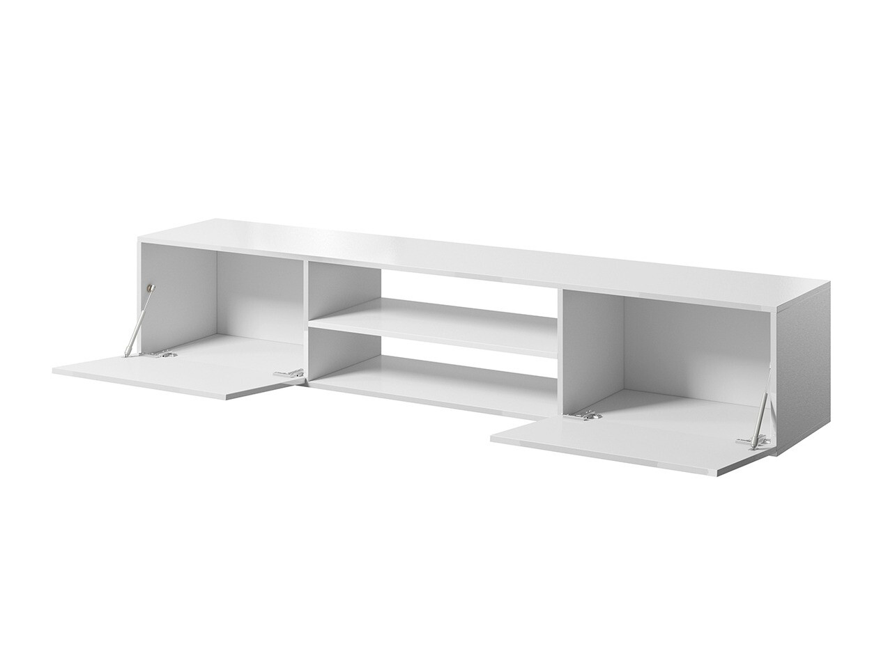 Meuble TV Imago II (Noir + Noir brillant)