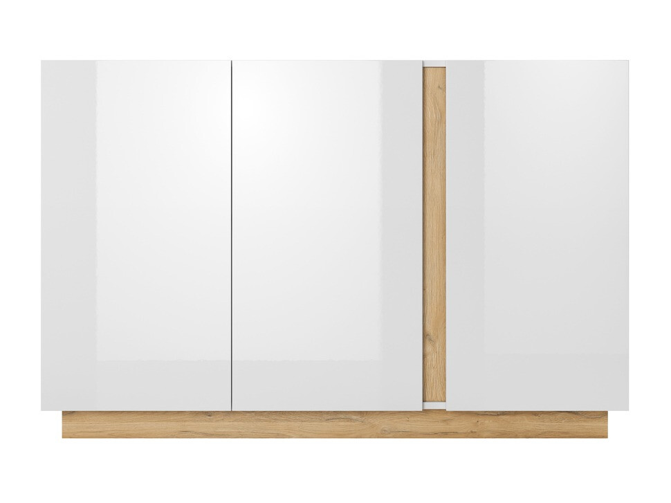 Buffet Novbela 106 (Blanc + Blanc brillant + Grandson chêne)