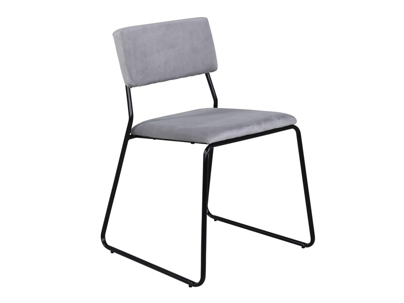 Salle à manger complète Dallas 2736 (Gris + Noir)