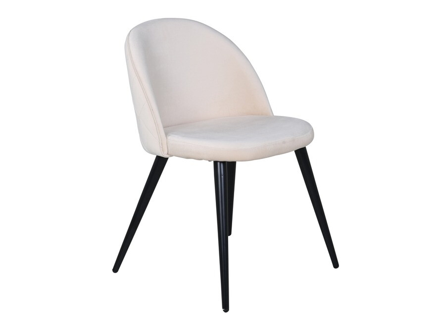 Salle à manger complète Dallas 2738 (Crème + Noir)