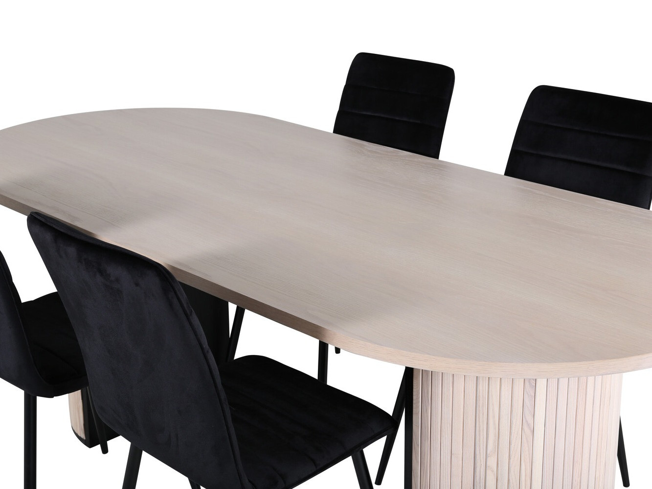Salle à manger complète Dallas 2762 (Noir)
