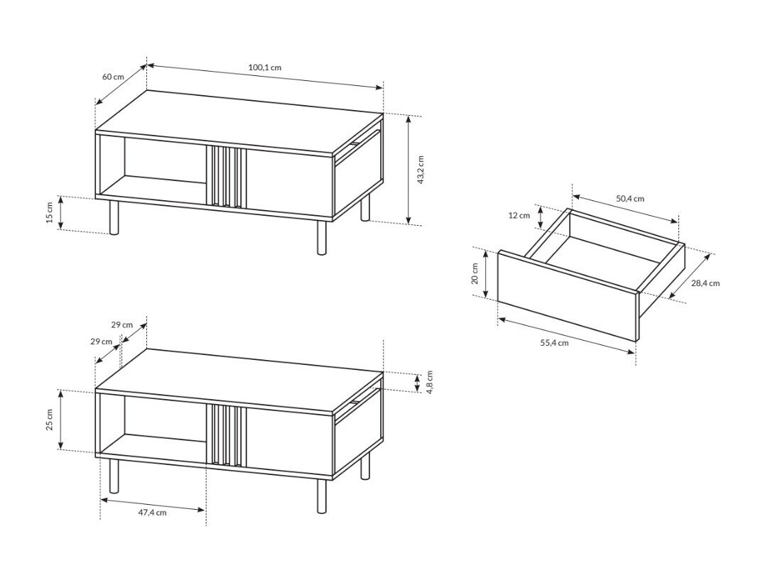 Table basse Sevcalu 103