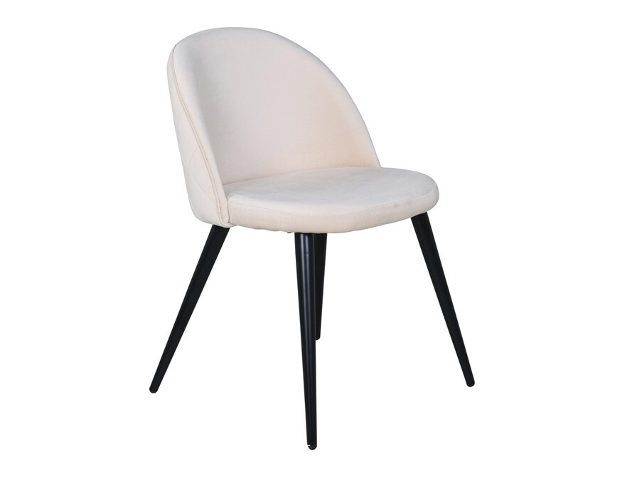Salle à manger complète Dallas 2784 (Crème + Noir)