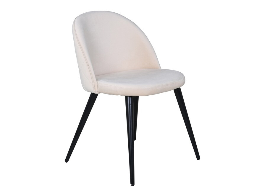 Salle à manger complète Dallas 2765 (Crème + Noir)