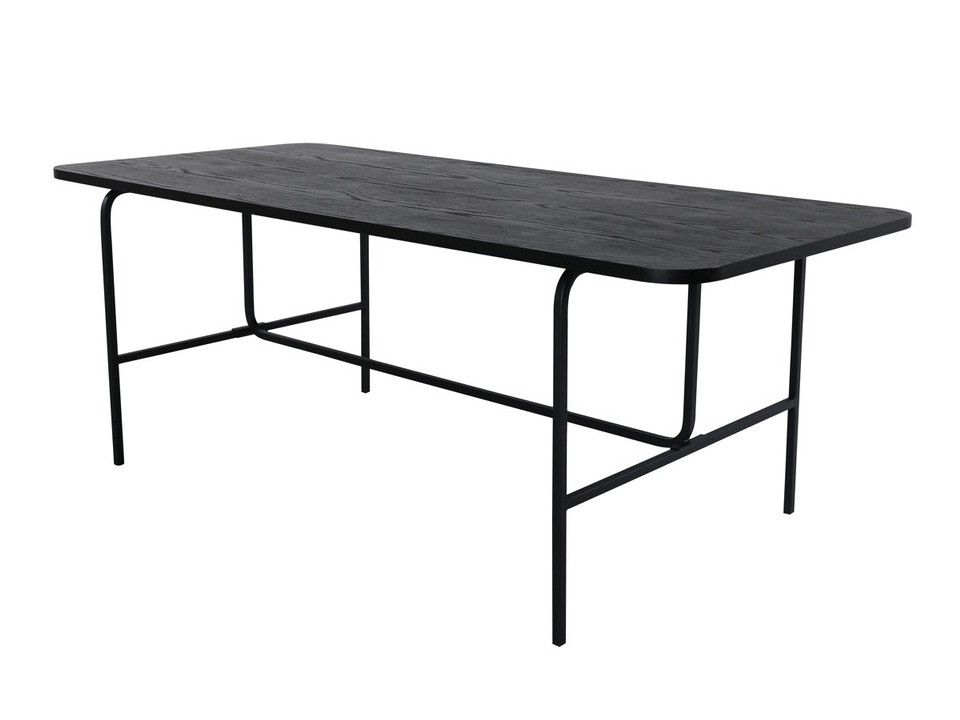 Salle à manger complète Dallas 2790 (Gris + Noir)