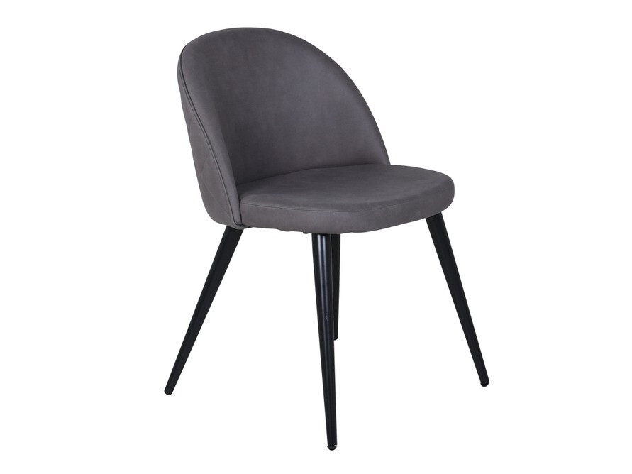 Salle à manger complète Dallas 2952 (Gris + Noir)