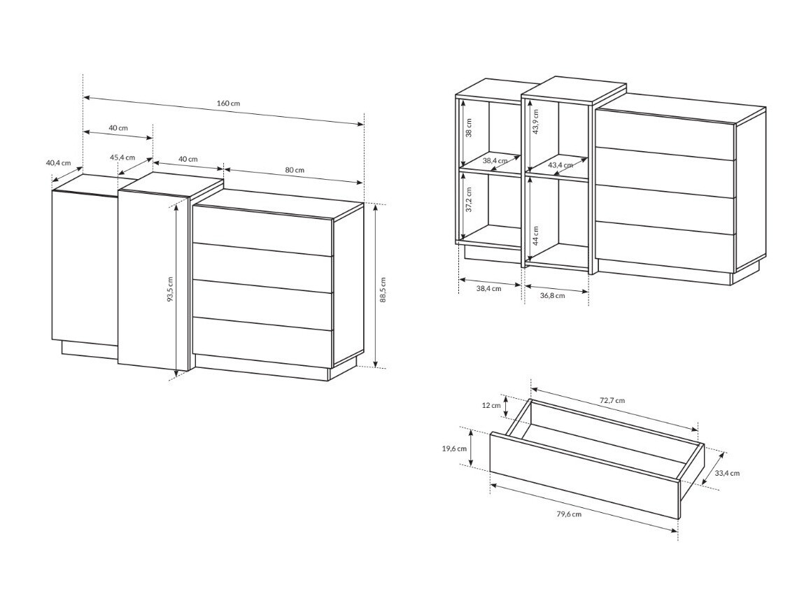 Commode Tororli 100