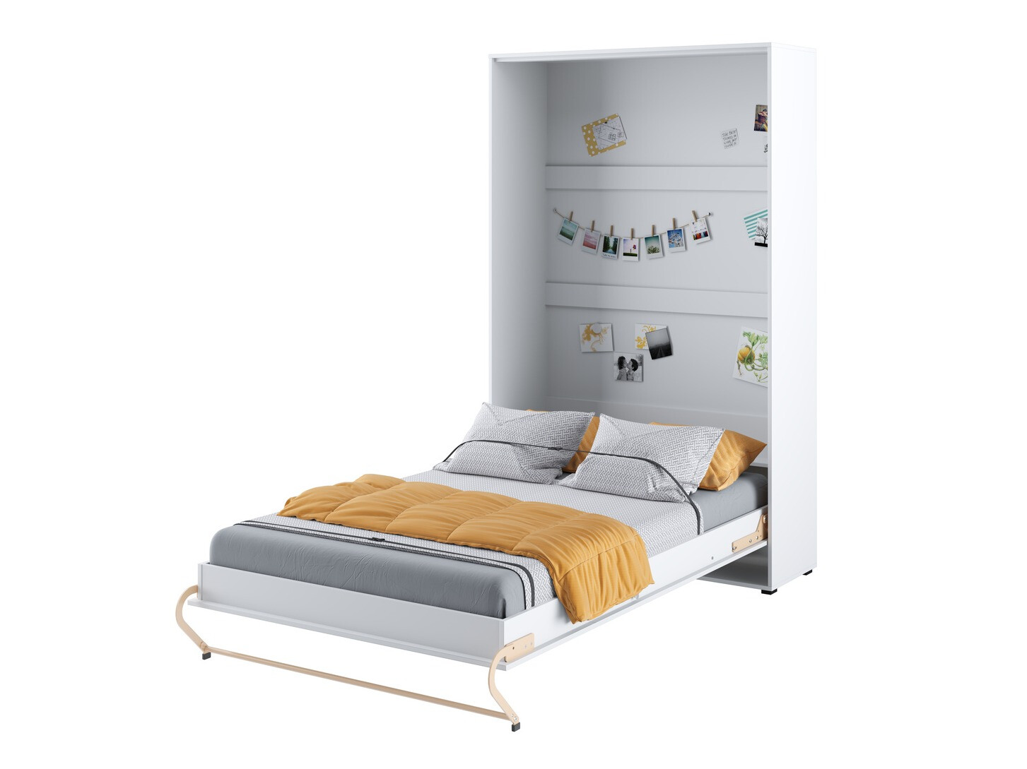 Ensemble de meubles Concept Pro Lenart XI (Blanc brillant + Blanc)
