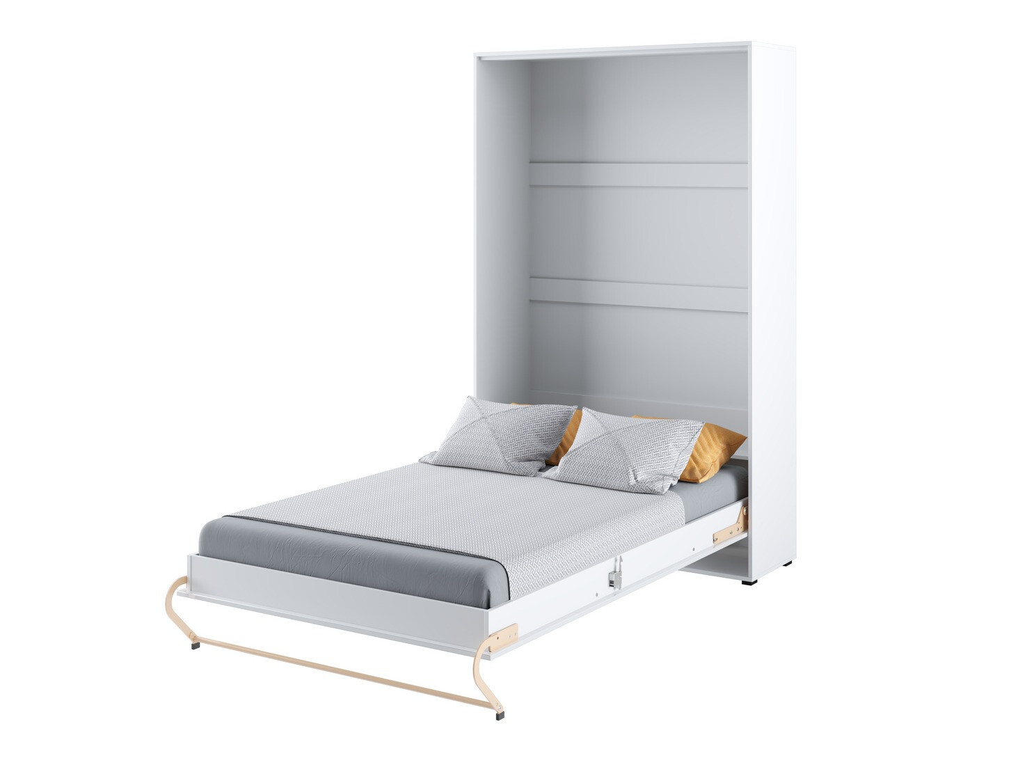 Ensemble de meubles Concept Pro Lenart XI (Blanc brillant + Blanc)