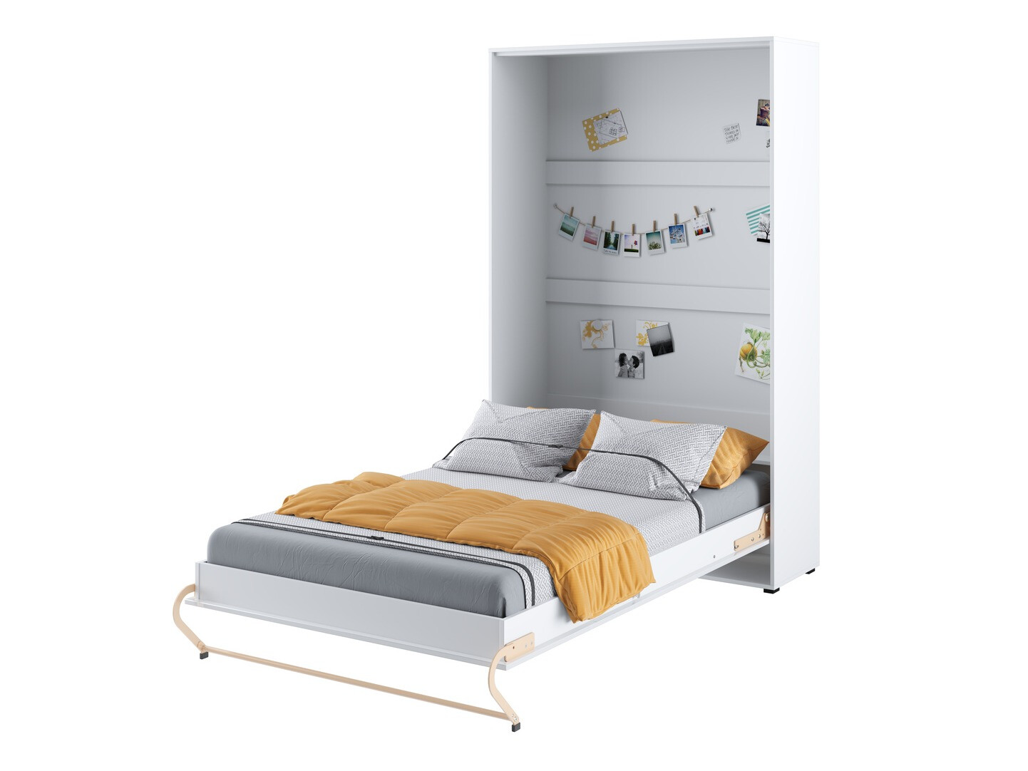 Ensemble de meubles Concept Pro Lenart XI (Blanc brillant + Blanc)
