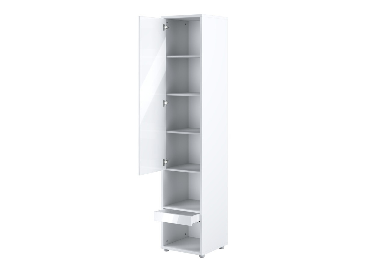 Ensemble de meubles Concept Pro Lenart XI (Blanc brillant + Blanc)