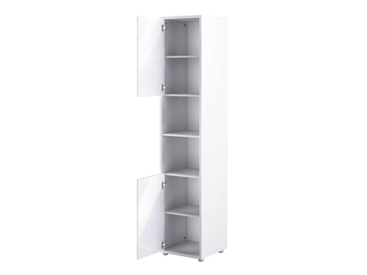 Ensemble de meubles Concept Pro Lenart XI (Blanc brillant + Blanc)