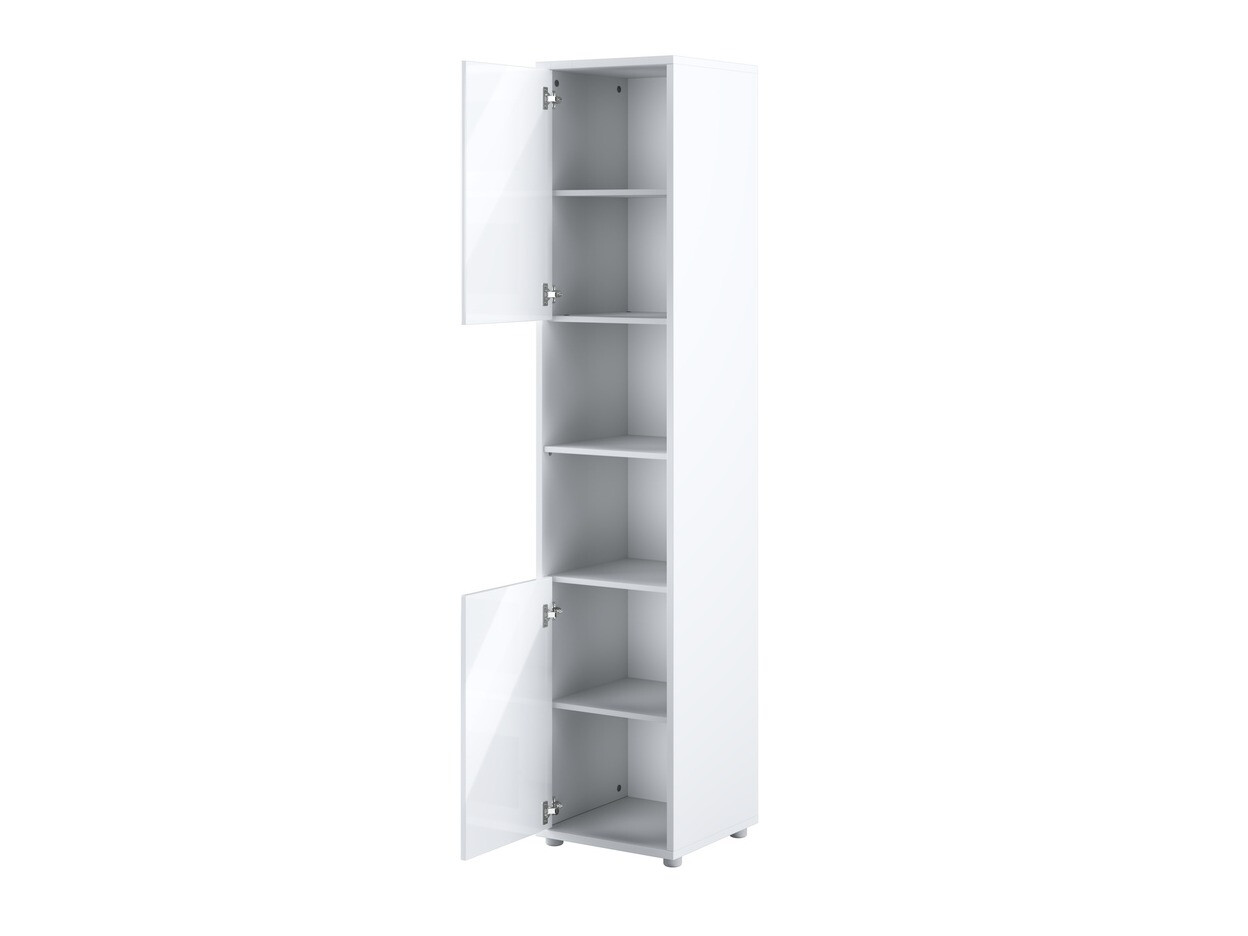Ensemble de meubles Concept Pro Lenart XI (Blanc brillant + Blanc)