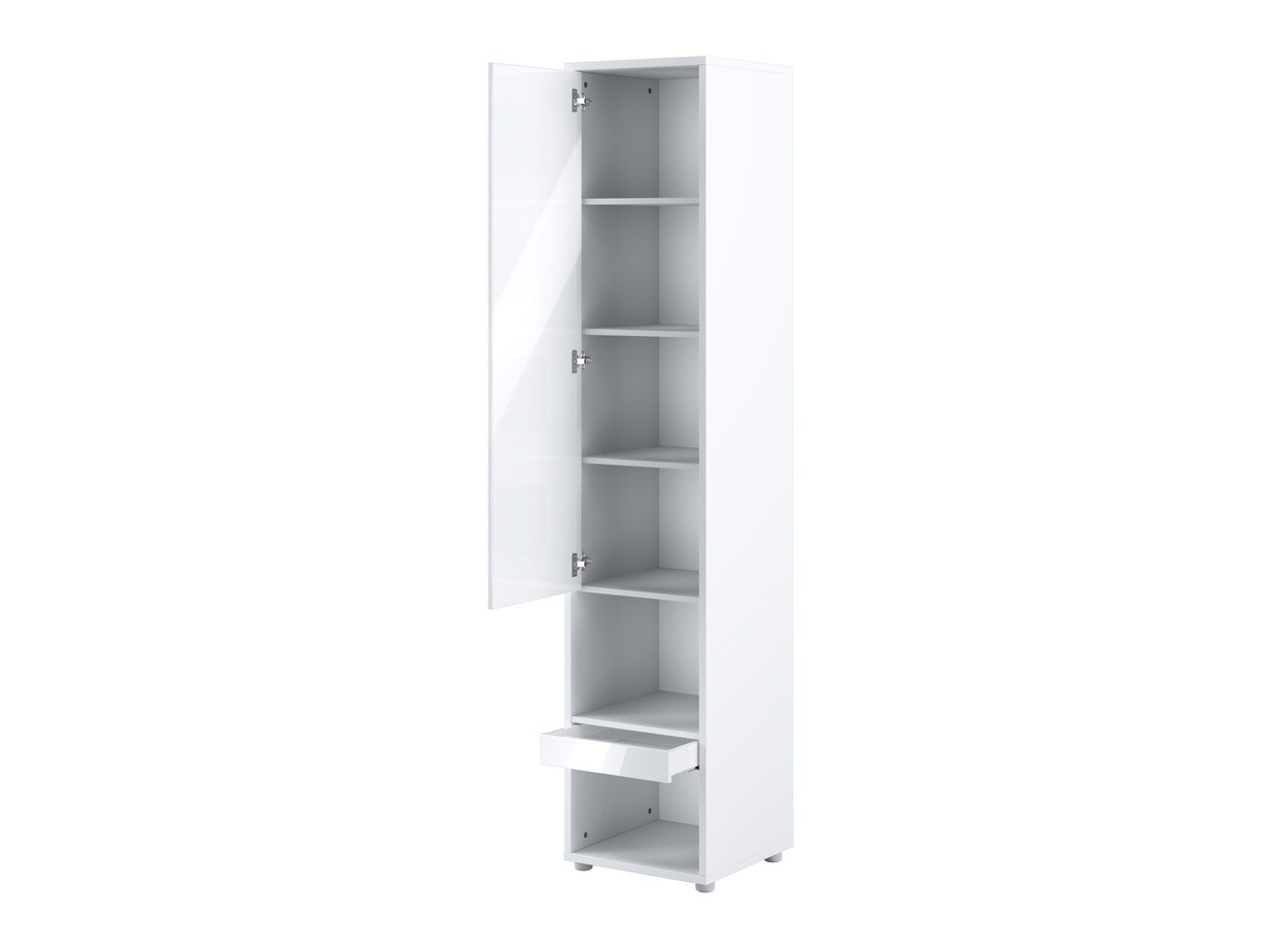Ensemble de meubles Concept Pro Lenart XI (Blanc brillant + Blanc)