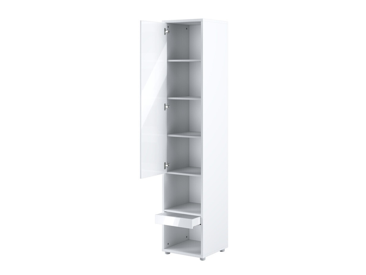 Ensemble de meubles Concept Pro Lenart XI (Blanc brillant + Blanc)