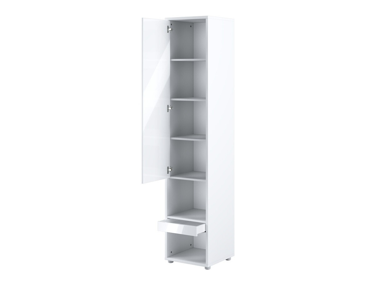 Ensemble de meubles Concept Pro Lenart XI (Blanc brillant + Blanc)