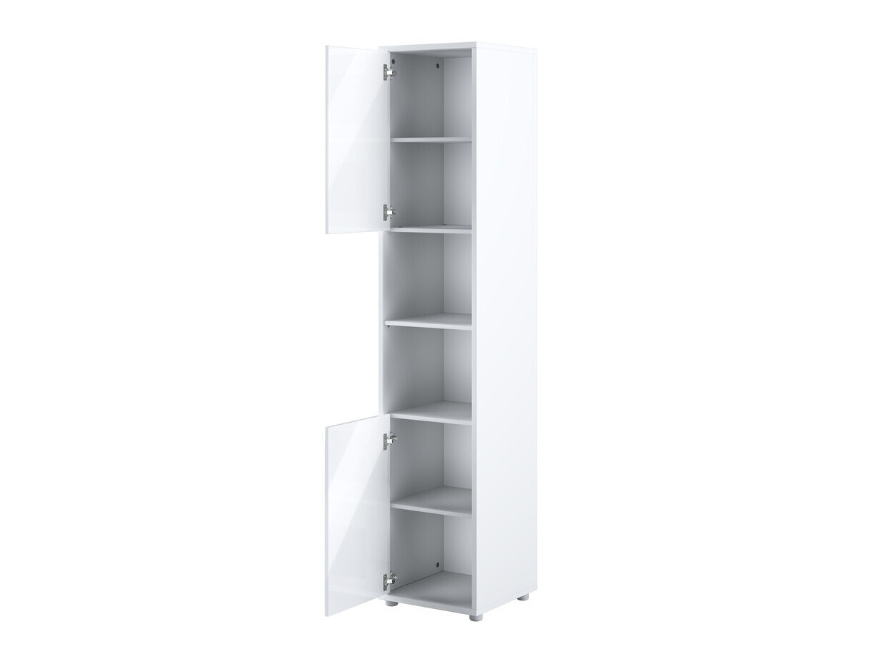 Ensemble de meubles Concept Pro Lenart XI (Blanc brillant + Blanc)