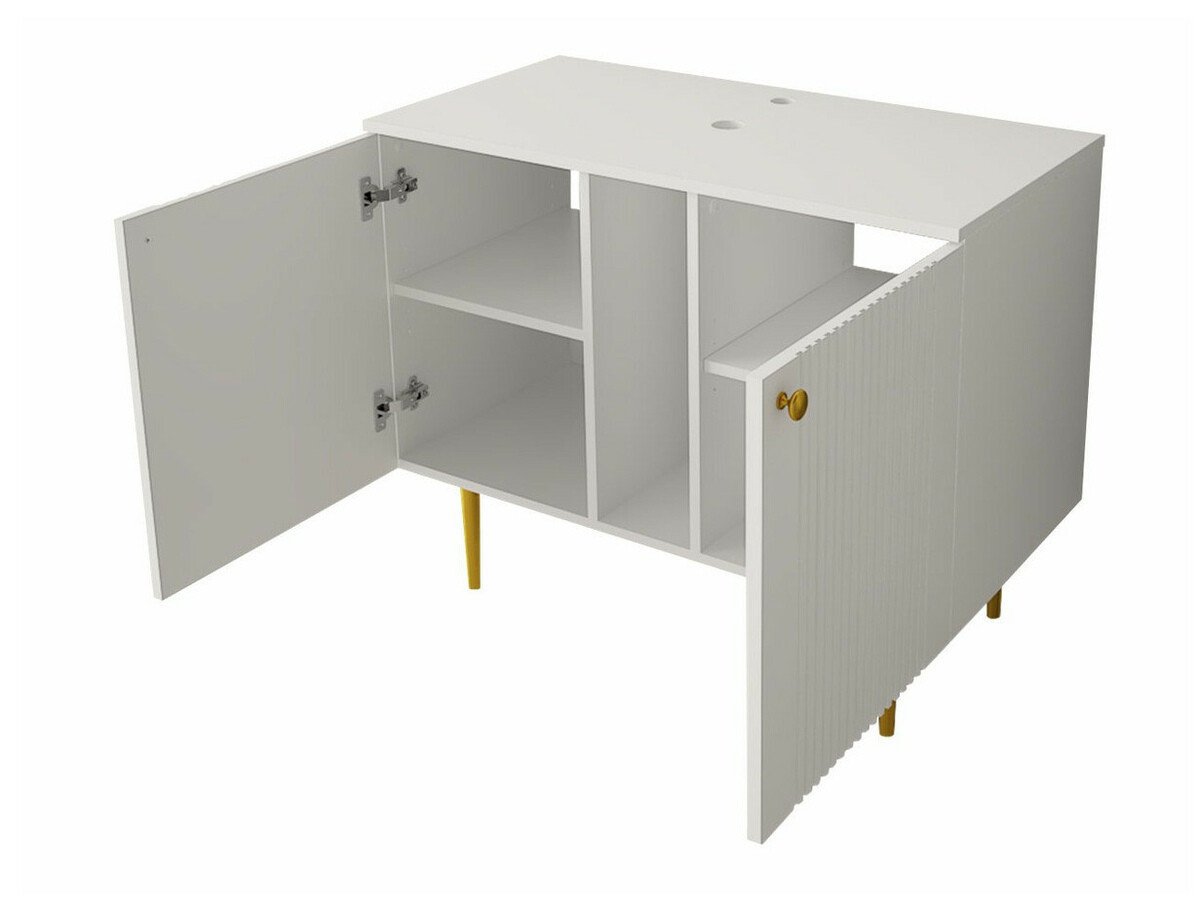 Ensemble de salle de bain Merced P106 (Blanc)