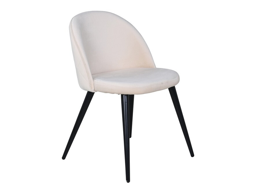 Salle à manger complète Dallas 3070 (Crème + Noir)
