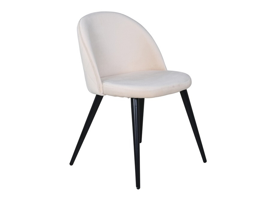 Salle à manger complète Dallas 3072 (Crème + Noir)